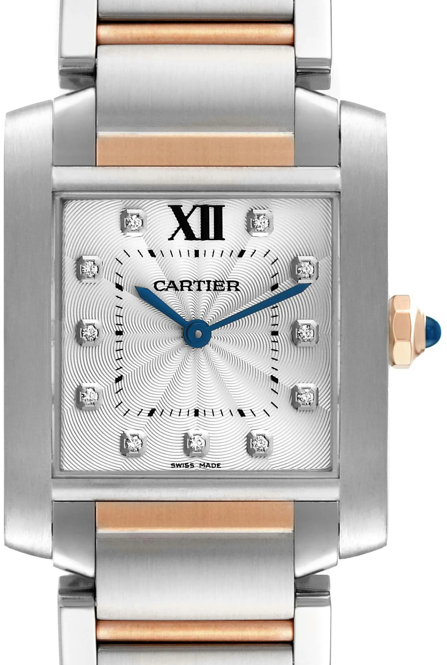Cartier Tank Française WE110005 30mm Yellow gold and stainless steel Silver 2