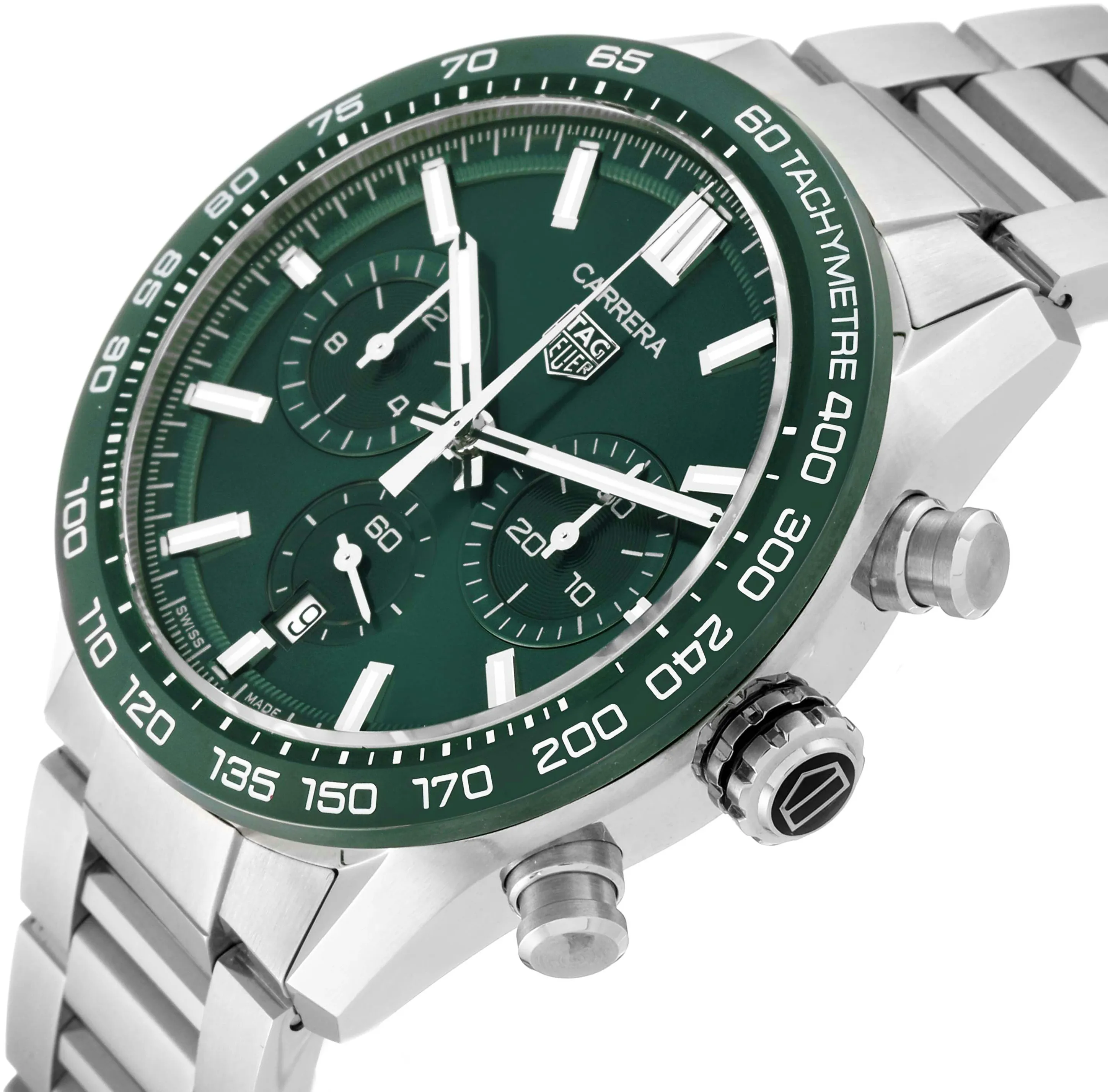 TAG Heuer Carrera 44mm Stainless steel Green 1