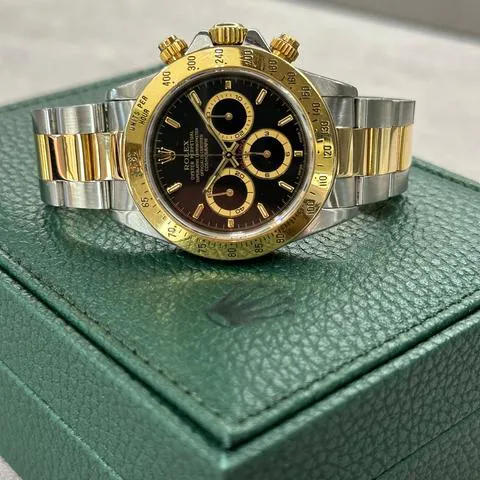 Rolex Daytona 16523 40mm Yellow gold and stainless steel Black