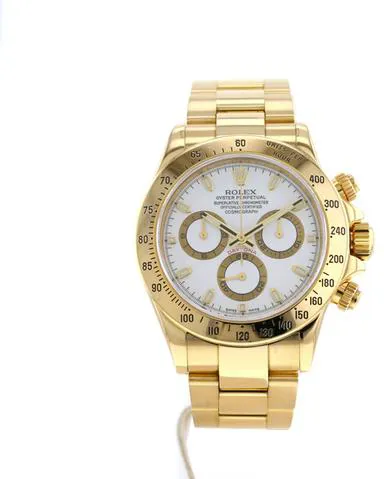 Rolex Daytona 116528 41mm Yellow gold White 1