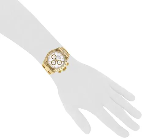 Rolex Daytona 116528 41mm Yellow gold White 5