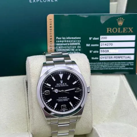 Rolex Explorer 214270 39mm Stainless steel Black