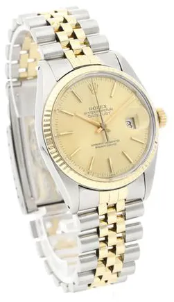 Rolex Datejust 36 16013 36mm Yellow gold and stainless steel Champagne 2