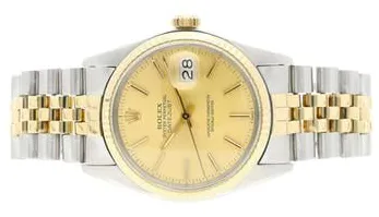 Rolex Datejust 36 16013 36mm Yellow gold and stainless steel Champagne 5