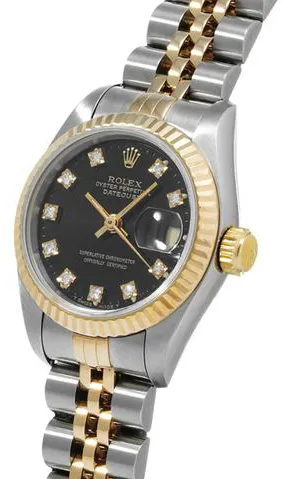 Rolex Datejust 69173G 26mm Yellow gold Black 1