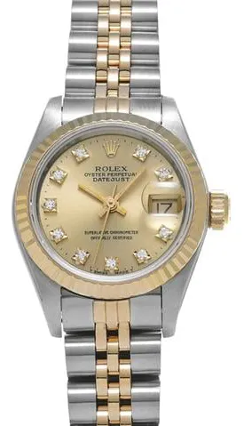 Rolex Datejust 69173G 26mm Yellow gold Champagne