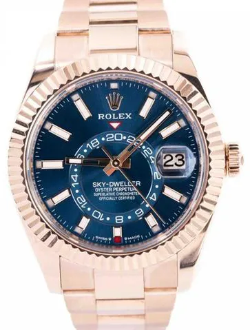 Rolex Sky-Dweller 336935 42mm Rose gold Blue