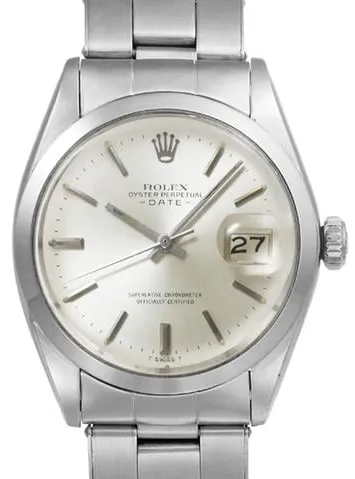 Rolex Oyster Perpetual Date 1500 34mm Stainless steel