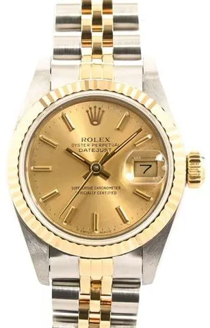 Rolex Lady-Datejust 69173 26mm Yellow gold and stainless steel Yellow