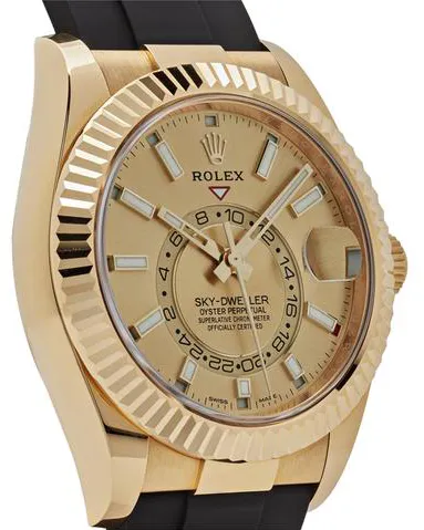 Rolex Sky-Dweller 326238 42mm Yellow gold Champagne 2