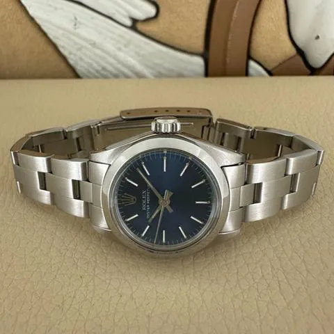 Rolex Oyster Perpetual 26 6718 25mm Stainless steel Blue 6