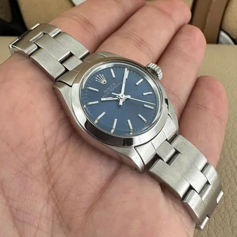 Rolex Oyster Perpetual 26 6718 25mm Stainless steel Blue 10