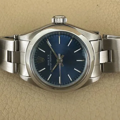 Rolex Oyster Perpetual 26 6718 25mm Stainless steel Blue 14