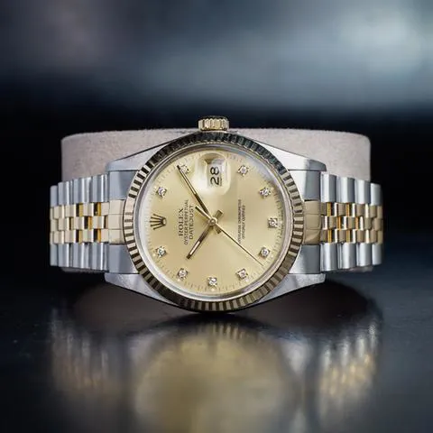 Rolex Datejust 36 16013 36mm Yellow gold and stainless steel Champagne 1