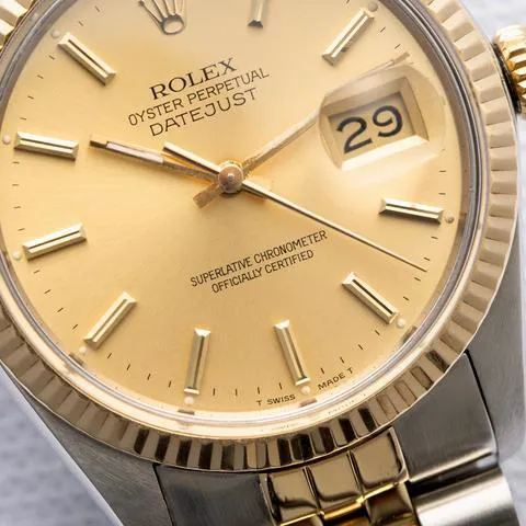 Rolex Datejust 36 16013 36mm Yellow gold and stainless steel Gold 9