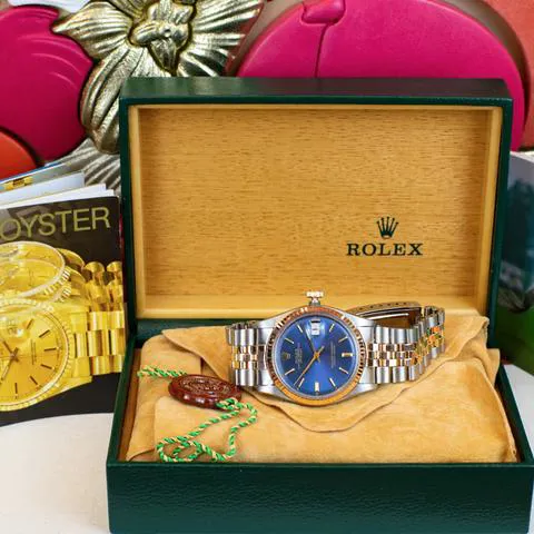 Rolex Datejust 1601 36mm Stainless steel Blue