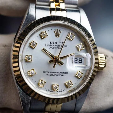 Rolex Lady-Datejust 69173 26mm Yellow gold and stainless steel Gray 9