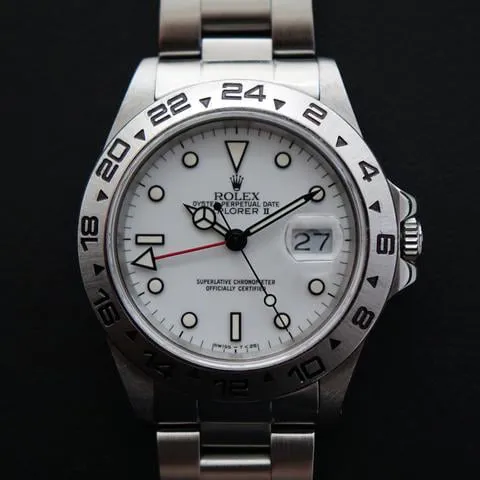 Rolex Explorer II 16550 40mm Stainless steel White