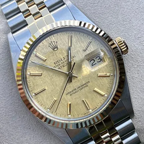 Rolex Datejust 36 16013 36mm Yellow gold and stainless steel Champagne 1