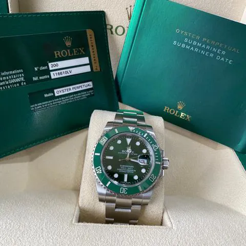 Rolex Submariner 116610LV 40mm Stainless steel Green 9