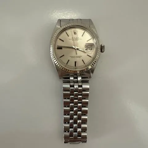 Rolex Datejust 1601 36mm Yellow gold and stainless steel Silver