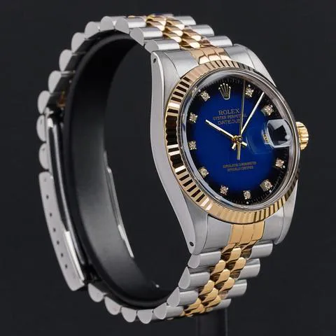 Rolex Datejust 36 16013 36mm Yellow gold and stainless steel Blue 5