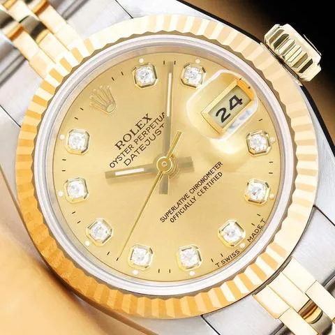 Rolex Lady-Datejust 69173 26mm Stainless steel Champagne 7
