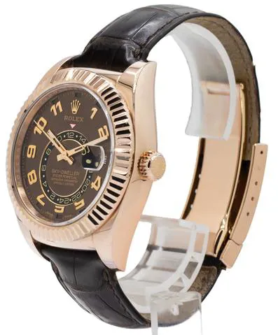 Rolex Sky-Dweller 326135 42mm Rose gold Brown 1