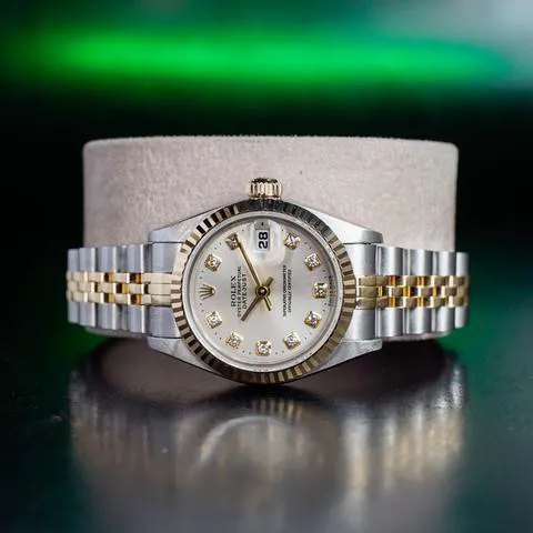 Rolex Lady-Datejust 69173 26mm Yellow gold and stainless steel Gray