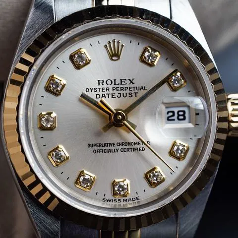 Rolex Lady-Datejust 69173 26mm Yellow gold and stainless steel Gray 9