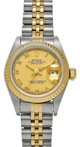Rolex Lady-Datejust 69173 26mm Stainless steel Champagne