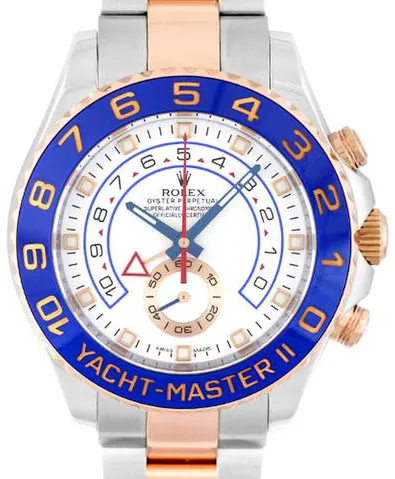 Rolex Yacht-Master II 116681 44mm Yellow gold and Stainless steel White