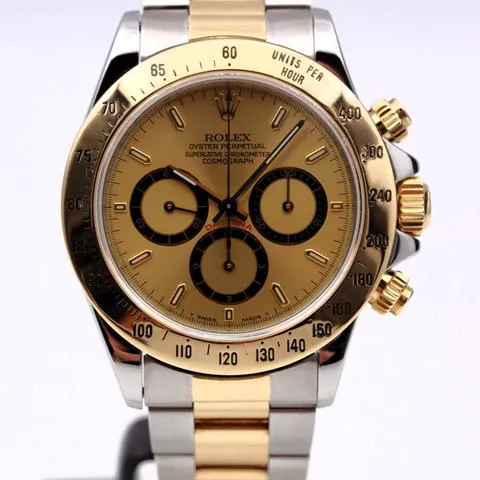 Rolex Daytona 16523 40mm Yellow gold and stainless steel Champagne