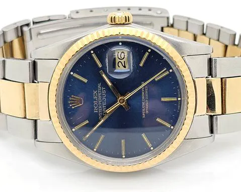 Rolex Datejust 36 16013 36mm Yellow gold and stainless steel Gold