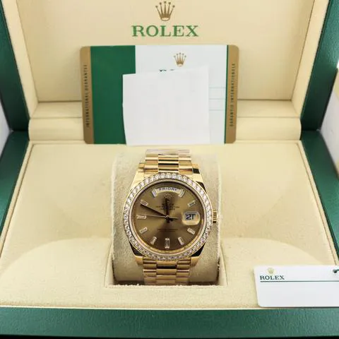 Rolex Day-Date 40 228348RBR 40mm Yellow gold Champagne