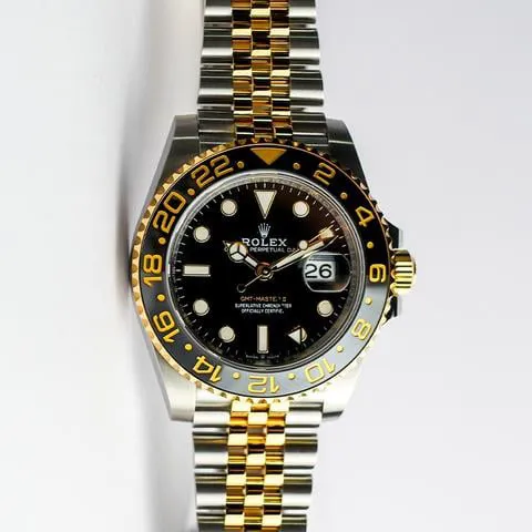 Rolex GMT-Master II 126713GRNR 40mm Yellow gold and Stainless steel Black