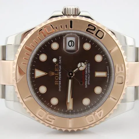 Rolex Yacht-Master 37 268621 37mm Yellow gold and Stainless steel Brown