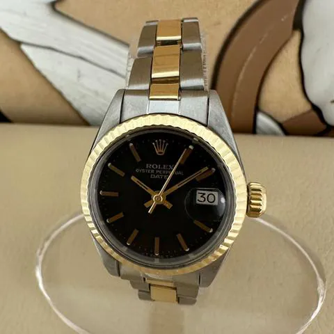 Rolex Datejust 6917 26mm Yellow gold and stainless steel Black