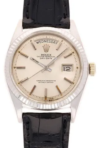 Rolex Day-Date 36 1803 36mm White gold Silver