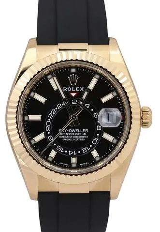 Rolex Sky-Dweller 326238 42mm Yellow gold Black 6