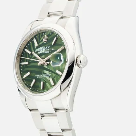 Rolex Datejust 36 126200-0020 36mm Oystersteel Green and Artistic dial 3