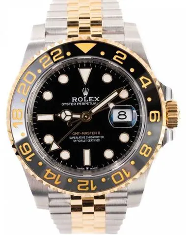 Rolex GMT-Master II 126713GRNR 40mm Yellow gold and Stainless steel Black