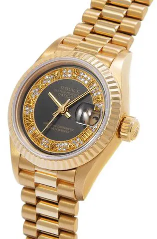 Rolex Lady-Datejust 69178MR 26mm Yellow gold Gray 1