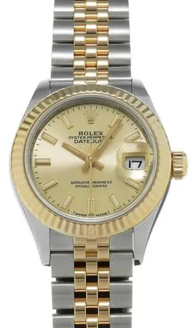 Rolex Lady-Datejust 279173 28mm Stainless steel Champagne