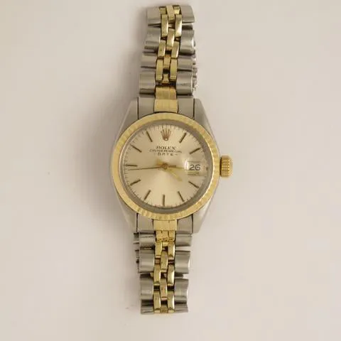 Rolex Datejust 6917 26mm Yellow gold and stainless steel Silver