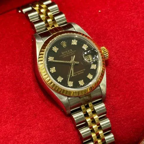 Rolex Lady-Datejust 69173 26mm Yellow gold and stainless steel Red 7