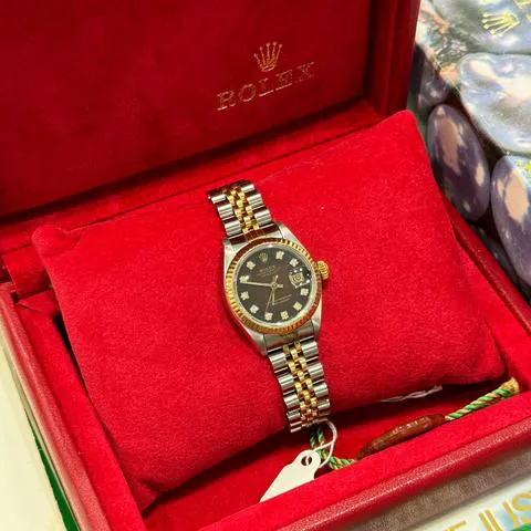 Rolex Lady-Datejust 69173 26mm Yellow gold and stainless steel Red 8