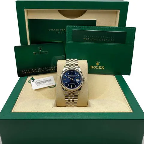 Rolex Datejust 36 126200 36mm Stainless steel Blue