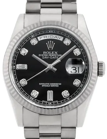 Rolex Day-Date 36 118239A 36mm White gold Black