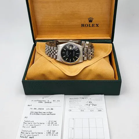 Rolex Datejust 1603 36mm Stainless steel Black 14